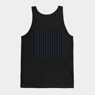 Blue Charcoal Stripe by Suzy Hager    Black & Stripe Tank Top